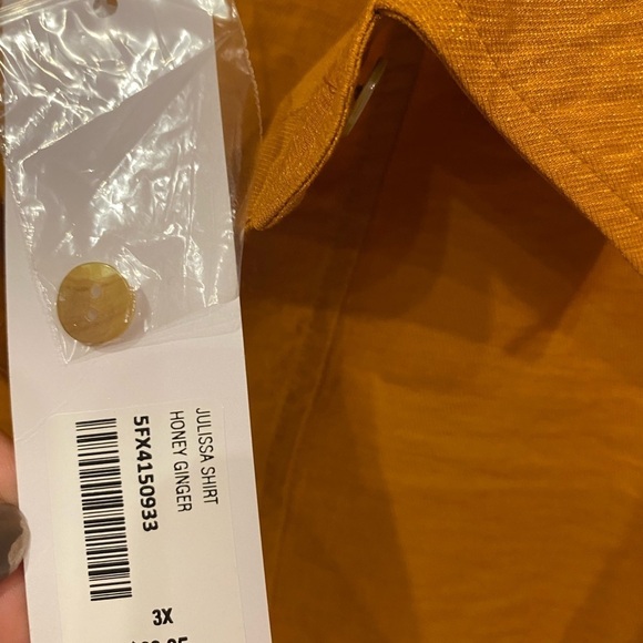 NWT Soft Surroundings Julissa Shirt Size 3X - Picture 3 of 4